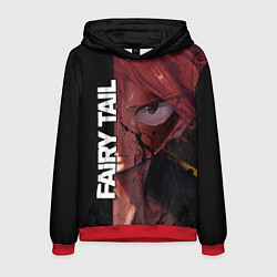 Толстовка-худи мужская FAIRY TAIL ХВОСТ ФЕИ, цвет: 3D-красный