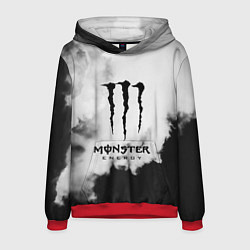 Толстовка-худи мужская MONSTER ENERGY, цвет: 3D-красный