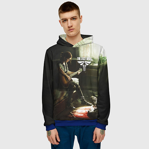 Мужская толстовка The last of us part 2 tlou2 / 3D-Синий – фото 3