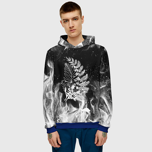 Мужская толстовка THE LAST OF US 2 ТАТУ ЭЛЛИ / 3D-Синий – фото 3