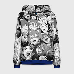 Толстовка-худи мужская СЕНПАЙ SENPAI, цвет: 3D-синий