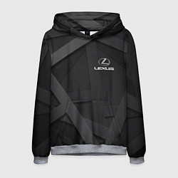 Толстовка-худи мужская LEXUS, цвет: 3D-меланж