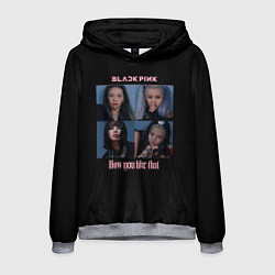 Толстовка-худи мужская BLACKPINK, цвет: 3D-меланж