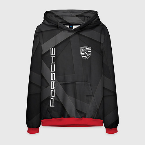 Мужская толстовка PORSCHE / 3D-Красный – фото 1