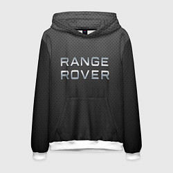 Толстовка-худи мужская Range rover, цвет: 3D-белый