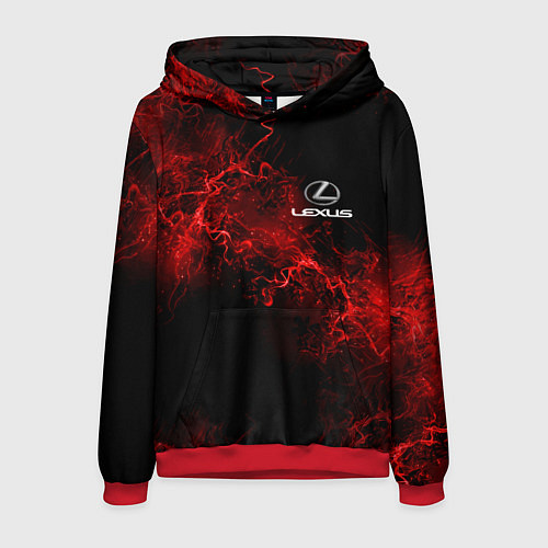 Мужская толстовка LEXUS / 3D-Красный – фото 1
