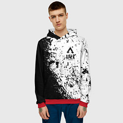 Толстовка-худи мужская Apex Legends, цвет: 3D-красный — фото 2