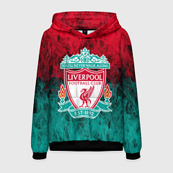 Толстовка-худи мужская LIVERPOOL, цвет: 3D-черный