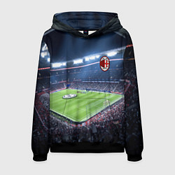 Толстовка-худи мужская FC MILAN, цвет: 3D-черный