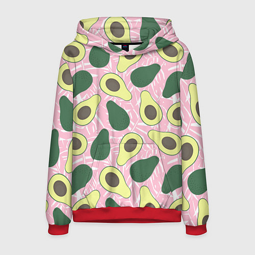 Мужская толстовка Avocado / 3D-Красный – фото 1