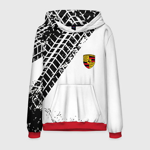 Мужская толстовка PORSCHE / 3D-Красный – фото 1