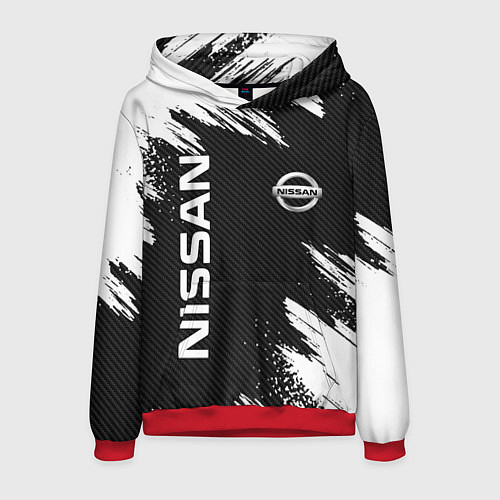 Мужская толстовка NISSAN / 3D-Красный – фото 1