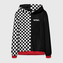 Толстовка-худи мужская NASA, цвет: 3D-красный
