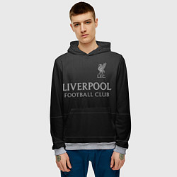 Толстовка-худи мужская LIVERPOOL, цвет: 3D-меланж — фото 2