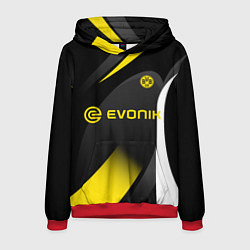 Толстовка-худи мужская BORUSSIA DORTMUND, цвет: 3D-красный