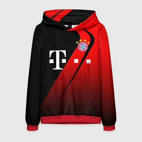 Мужская толстовка FC Bayern Munchen Форма / 3D-Красный – фото 1