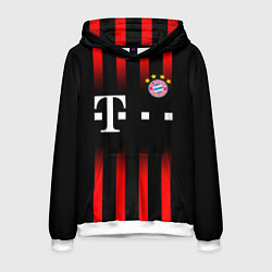 Толстовка-худи мужская FC Bayern Munchen, цвет: 3D-белый