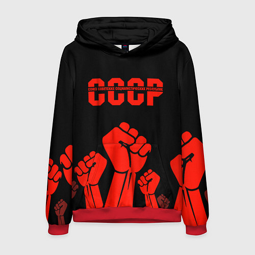 Мужская толстовка СССР / 3D-Красный – фото 1