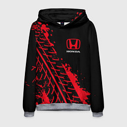 Толстовка-худи мужская HONDA ХОНДА, цвет: 3D-меланж