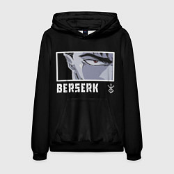 Толстовка-худи мужская Берсерк, цвет: 3D-черный