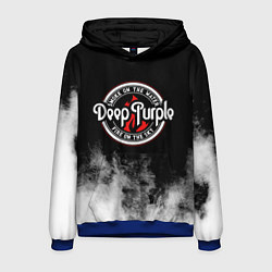 Толстовка-худи мужская Deep Purple, цвет: 3D-синий