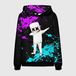 Толстовка-худи мужская MARSHMELLO, цвет: 3D-черный