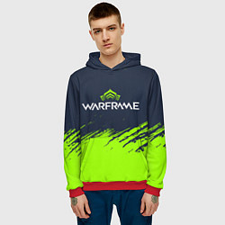 Толстовка-худи мужская WARFRAME ВАРФРЕЙМ, цвет: 3D-красный — фото 2