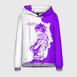 Толстовка-худи мужская JoJo Bizarre Adventure, цвет: 3D-меланж
