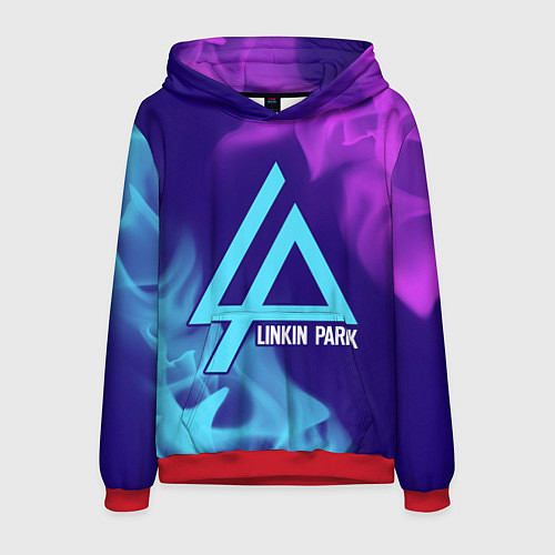 Мужская толстовка LINKIN PARK ЛИНКИН ПАРК / 3D-Красный – фото 1