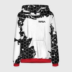 Толстовка-худи мужская NASA, цвет: 3D-красный
