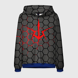 Толстовка-худи мужская КОД ГИАСС, цвет: 3D-синий