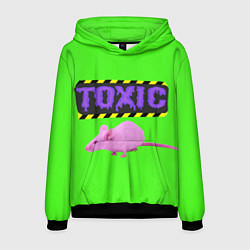 Толстовка-худи мужская Toxic, цвет: 3D-черный