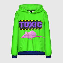 Толстовка-худи мужская Toxic, цвет: 3D-синий