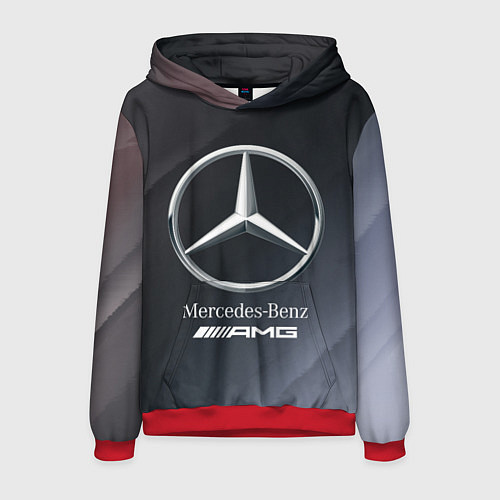 Мужская толстовка MERCEDES МЕРСЕДЕС / 3D-Красный – фото 1