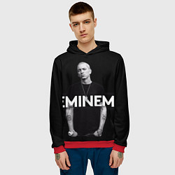 Толстовка-худи мужская EMINEM, цвет: 3D-красный — фото 2