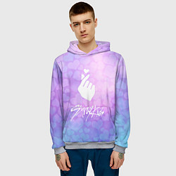 Толстовка-худи мужская Stray Kids, цвет: 3D-меланж — фото 2