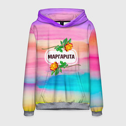 Толстовка-худи мужская Маргарита, цвет: 3D-меланж