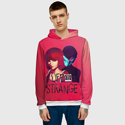 Толстовка-худи мужская ХлояМакс, цвет: 3D-белый — фото 2