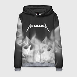 Толстовка-худи мужская METALLICA МЕТАЛЛИКА, цвет: 3D-меланж