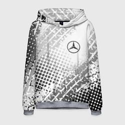 Толстовка-худи мужская Mercedes-Benz, цвет: 3D-меланж