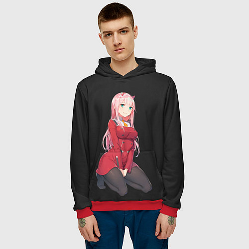 Мужская толстовка ZeroTwo Darling in the Franx / 3D-Красный – фото 3