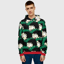 Толстовка-худи мужская МИДОРИА, цвет: 3D-красный — фото 2