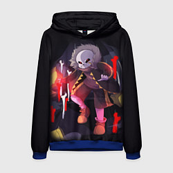 Толстовка-худи мужская UNDERTALE, цвет: 3D-синий