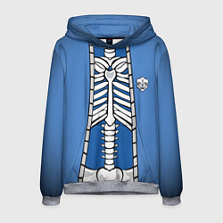 Толстовка-худи мужская КУРТКА САНСА SANS, цвет: 3D-меланж