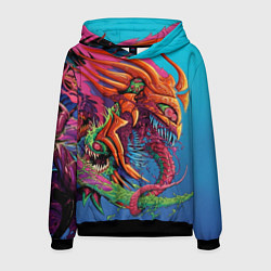 Толстовка-худи мужская HyperBeast, цвет: 3D-черный