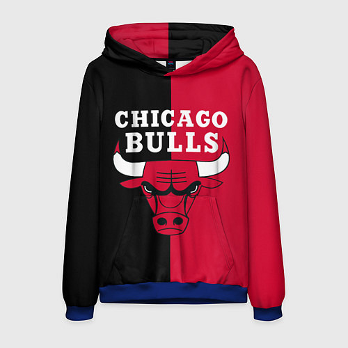 Мужская толстовка Чикаго Буллз / 3D-Синий – фото 1