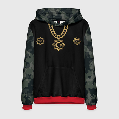 Мужская толстовка Akhmat fight club / 3D-Красный – фото 1