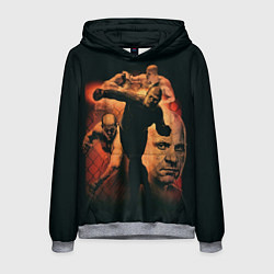 Толстовка-худи мужская Федор Емельяненко Император, цвет: 3D-меланж
