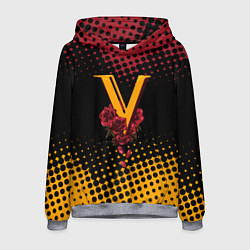 Толстовка-худи мужская CYBERPUNK 2077 VALENTINO, цвет: 3D-меланж