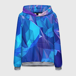 Толстовка-худи мужская NEON CRYSTALLS, цвет: 3D-меланж